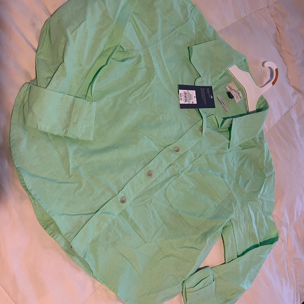 Universal Thread Light Green Button-Up Shirt